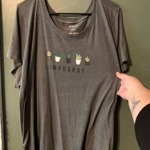Plant lover Indoorsy Torrid tee